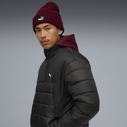 PUMA Unisex Yetişkin ESS High Crown Beanie Şapka Ruby Shimmer Tek Beden
