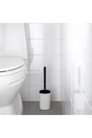 Ikea Storavan Tuvalet Fırçası Beyaz-Siyah 80423816