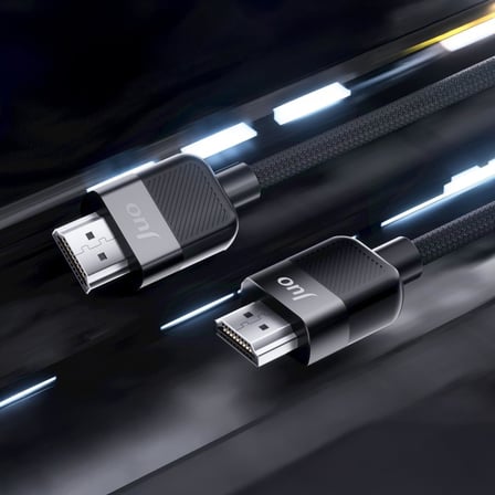 Juo 4K 60Hz 18Gbps HDR ARC HDCP Destekli HDMI 2.0 Örgülü Kablo 1 Metre