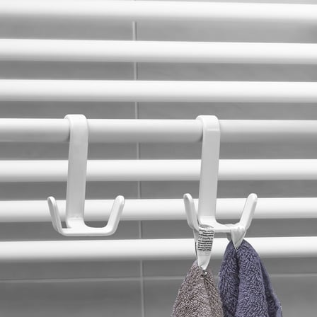 Orret Home 2’li Çift Kancalı Plastik Havlupan Askısı