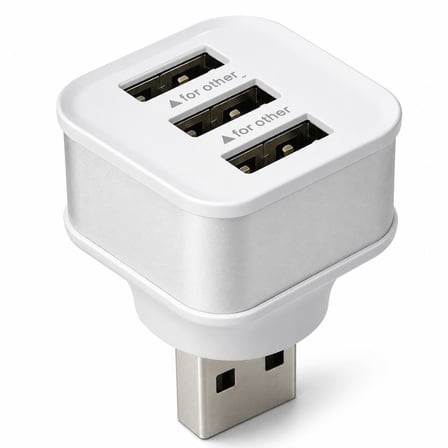 Lunatic 7560 Usb Hub 3 Port Çoklayıcı Adaptör Bilgisayar Laptop Araç Şarj Çoklu Çoğaltıcı