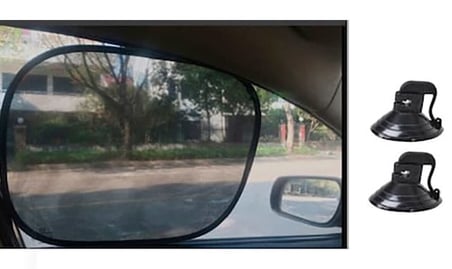 Luti Concept Araba Oto Arka Yan Cam Vantuzlu Perde Güneşlik Gölgelik Araç Sağ Ve Sol Arka Yan Cam