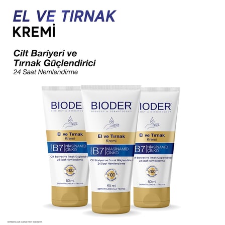 Bioder El ve Tırnak Bakım Kremi 50 ml