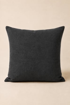 Cortibo Barcelona Kadife Dokulu Kırlent Kılıfı 45x45cm (Antrasit)