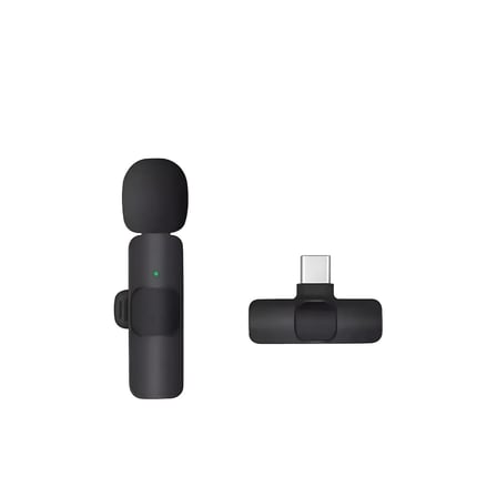 HEARTZ TYPE C çıkışlı samsung xiaomi iphone uyumlu wireless microphone kablosuz yaka mikrofonu