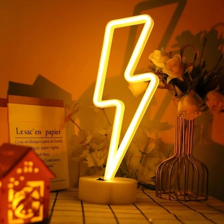 Lexroo Şimşek Neon LED Lamba