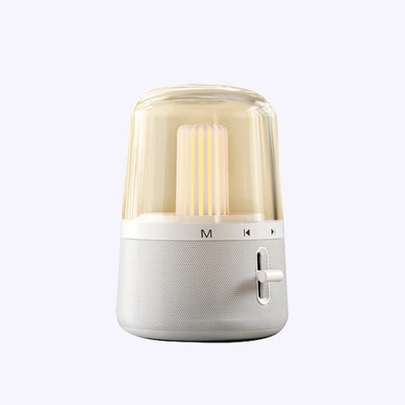 Lexroo ALLY BS585 Masaüstü Gece Lambası Bluetooth Hoparlör-(5775) Beyaz