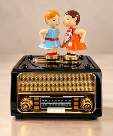 Lexroo Dans Eden Çift Müzik Kutusu Alk6374