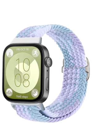 Lexroo Huawei Fit 4 Star Kordon - Lila-Beyaz