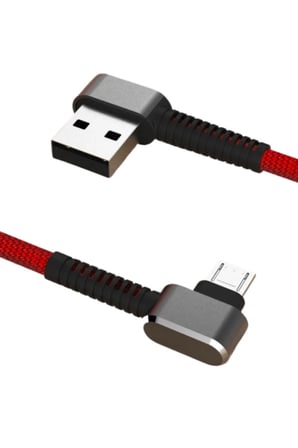 Lexroo Konfulon S73 Micro USB Kablo 1M 2.1A - Kırmızı