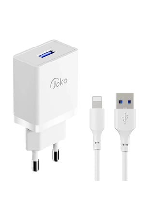 Lexroo Joko JK77 12W + PX17 1M 2.4A Usb to Lightning Kablolu PD Şarj Cihazı