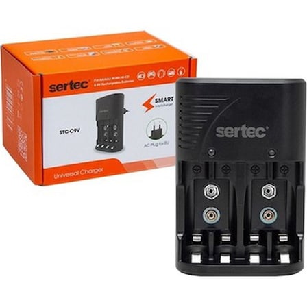 Lexroo STC-C802 AA-AAA-9V Uyumlu 4lü Pil Şarj Aleti