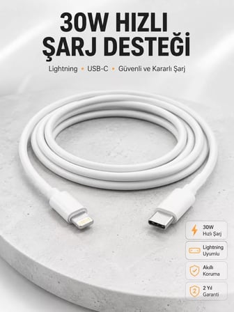 Lexroo Ios Tüm Serilerle Uyumlu 30w Hızlı Şarj Aleti 11 12 13 14/pro Max Mini Plus