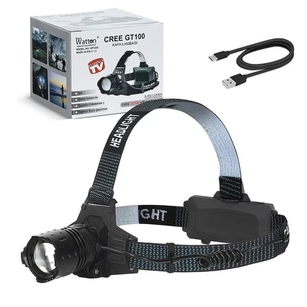 Lexroo Gt100 Led Şarjlı Kafa Lambası Wt-628