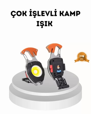 Lexroo Şarj Edilebilir Çok Amaçlı Mini Fener – Güvenlik Düdüklü, Kompakt Ve Hafif Tasarım