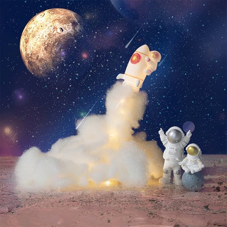 Lexroo Uçan Astronot Tasarımlı Gece Lambası