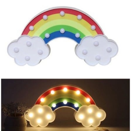 Lexroo Led Işıklı Gökkuşağı Gece Lambası