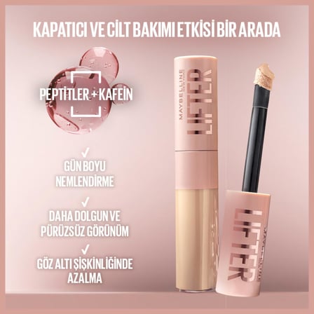 Lexroo New York Lifter Kafein ve Peptitler İçeren Nemlendiren ve Aydınlatan Kapatıcı - 35