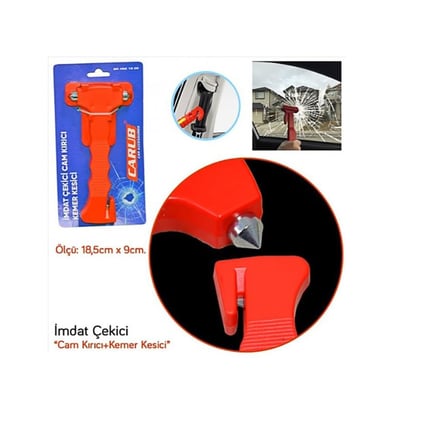 Lexroo Oto İmdat Çekici Cam Kırıcı +Kemer Kesici