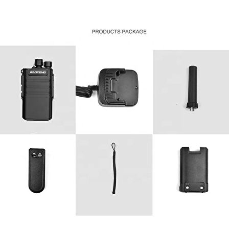 BF-V8A taşınabilir iki yönlü telsiz uzun menzilli FM UHF 400-470MHz 