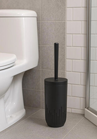 Siyah Lüx Kaliteli Akrilik Tuvalet Fırçası