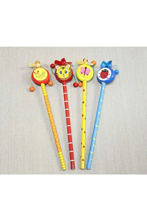 Ahşap Figürü Kurşun Kalem