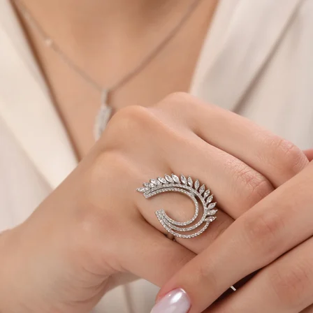 0.72 Karat Pırlanta Yüzük, Doğal Pırlanta, Sertifikalı Mücevher, Rose Altın