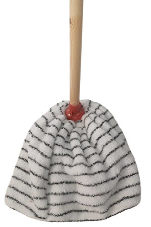 Lider Wellsoft Mop Paspas Mop Yedek Ucu Ve Ahşap Sapı ile Takım