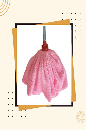 Lider Mikrofiber Welfost Mop Yedek Paspas Ucu Pembe