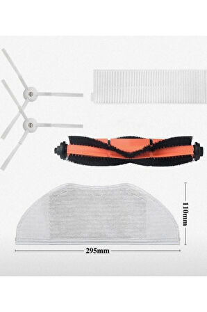 Mi Robot Essentıal 2in1 Robot Süpürge Filtre Fırça Mop Paspas Set Mjstg1