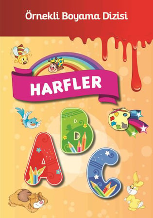 Örnekli Boyama - Harfler