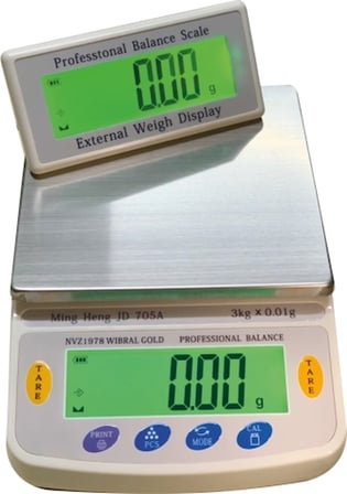 Diamond Dijital Göstergeli Çift Ekran Hassas Terazi Nvz-1978 (3 Kg-0.01) ( Lisinya )