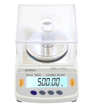 DJ602A Kefeli Hassas Terazi 3000 g Kapasiteli, 0.01 g Hassasiyetle Profesyonel Ölçüm ( Lisinya )