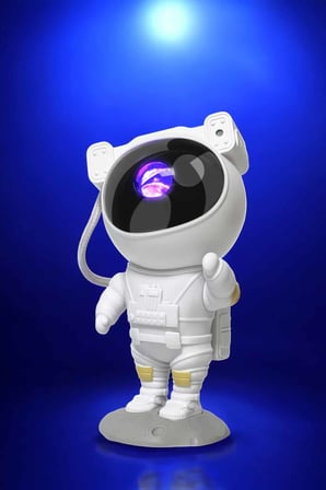 Çocuklara Özel Projeksiyon Astronot Lamba Speaker Sevimli - Lisinya