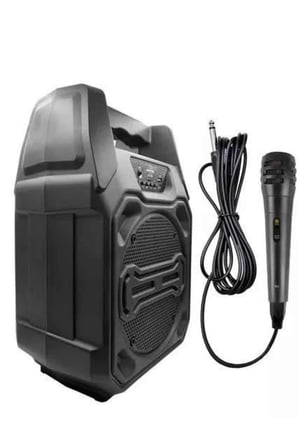 Bluetooth Hoparlör Led Işıklı Taşınabilir Kablosuz Speaker Uzun Pil Ömrü - Lisinya