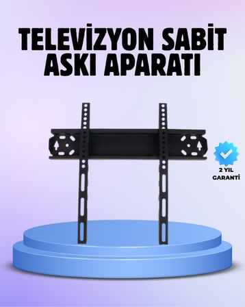 LCD LED Plasma TV Askı Aparatı 32-65 İnç Uyumlu 3 Kademeli Ayar - Lisinya