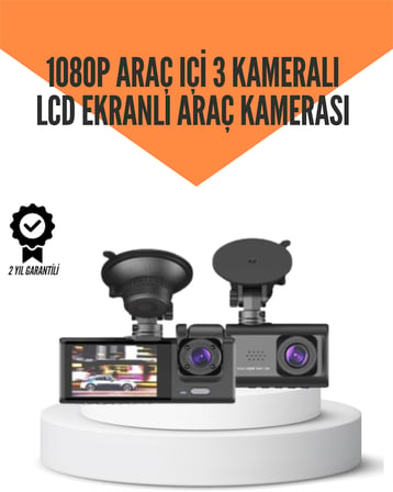 TA-01 LCD Ekranlı Gece Görüşlü Araç Kamerası - Lisinya