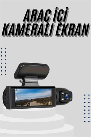 Çift Kameralı Araç Kamerası Ön ve Arka Kameralı - Lisinya