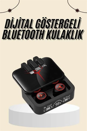 Kablosuz Şarj Göstergeli Powerbank Özellikli Bluetooth Kulaklık Çağrı Cevaplayabilen - Lisinya