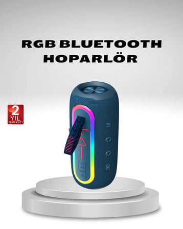 Taşınabilir Mini Bluetooth Hoparlör Güçlü Ses ve Şık Kırmızı Tasarım - Lisinya