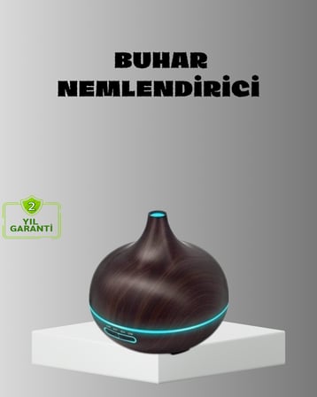 Aromaterapi Difüzörü 550 ml Ultrasonik Nemlendirici Otomatik Kapanma Özellikli - Lisinya