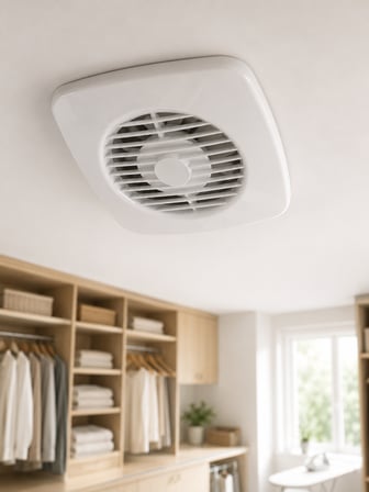 Ev Tipi Dekoratif Aspiratör 16 W 180 m³/h Banyo Mutfak WC Havalandırma Çözümü - Lisinya