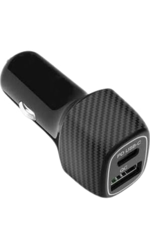 38W USB Type-C Girişli Oto Çakmaklık Araç İçi Hızlı Şarj Çakmaklık Şarj Aleti - Lisinya