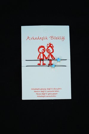 Arkadaş Şans Bilekliği Yıldız Model