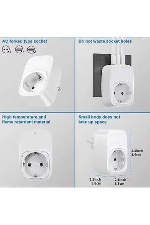 Tekli Yüksek Voltaj Korumalı Duvar Prizi 2x Type-c 1x Usb Çıkışlı Priz Grup Priz Çoğaltıcı Beyaz ( L