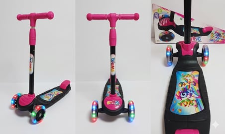 Scooter Swing Pembe