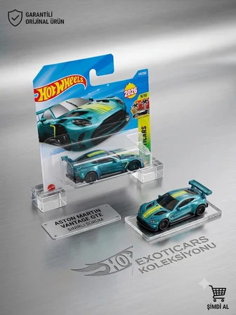 Hot Wheels Tekli Arabalar 2024 Aston Martin Vantage Gt3 JJH55 (Exoticars)