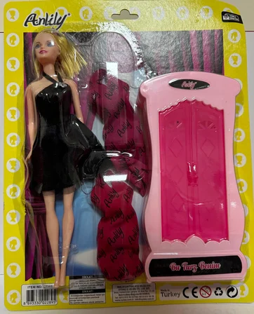 Anlily Dolapli Bebek Oyun Seti