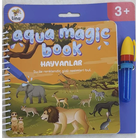 Aqua Magic Book Hayvanlar (sihirli Boyama Kitabı)