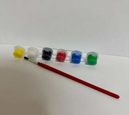 Akrilik Boya  6 lı 3 ml Fırça Hediyeli
